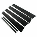 6 Pcs Car Door Trim Cover Kit Black Pillar Posts for Honda Accord (2008-2012)