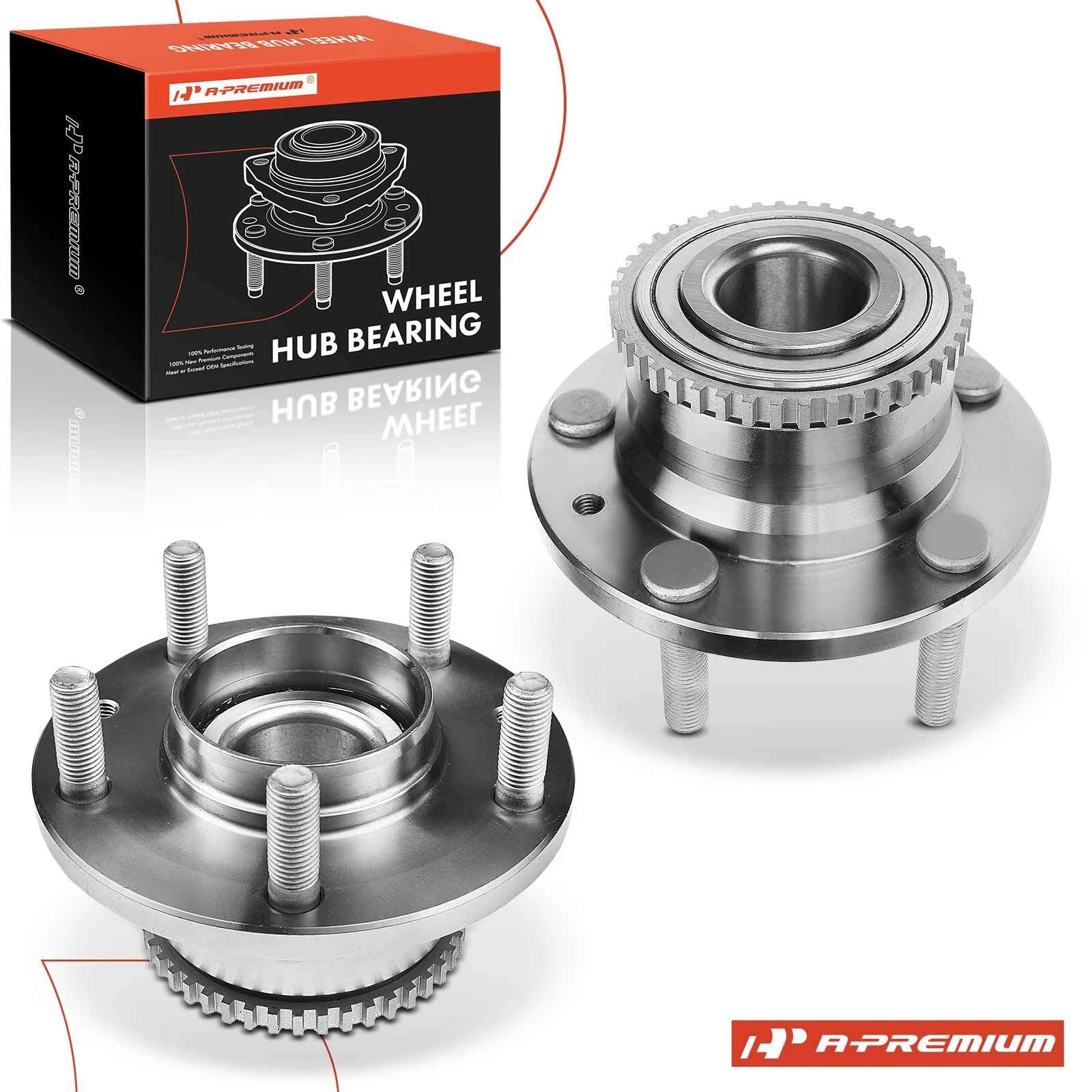 2X Rear Wheel Hub & Bearing Assembly for Ford Fusion (2006–2012)