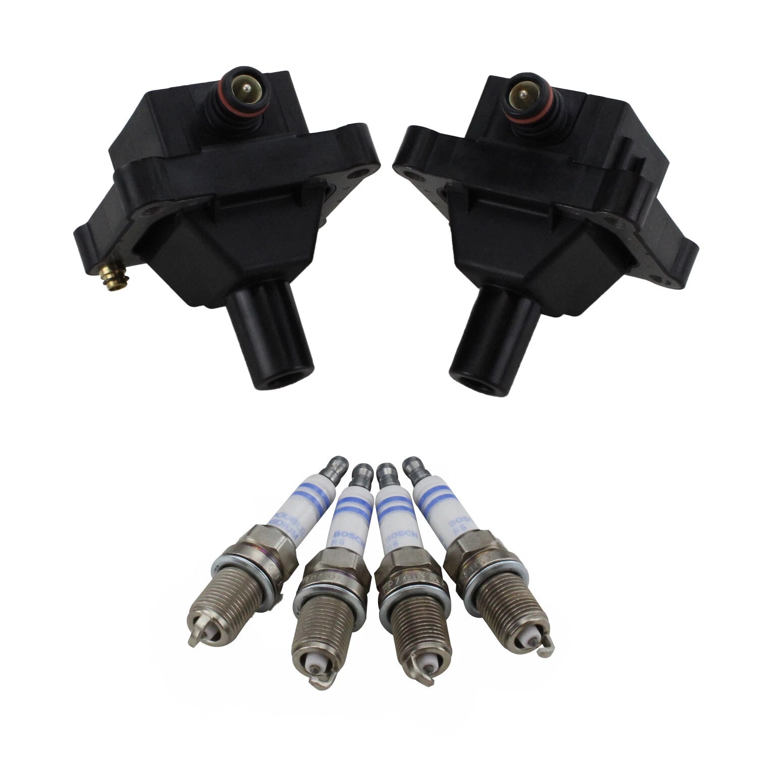 2X Ignition Coil & Spark Plug Kit for Toyota RAV4 L4 (OE, Iridium)
