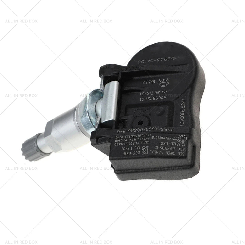 4X TPMS Tyre Pressure Sensors 52933-F2000 for Hyundai i30 i20N Elantra (2017–2023)