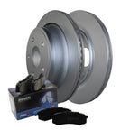 Rear Brake Kit 352mm Disc Rotors & Akebono ProACT Pads for Dodge Ram 1500 (2002–2023)