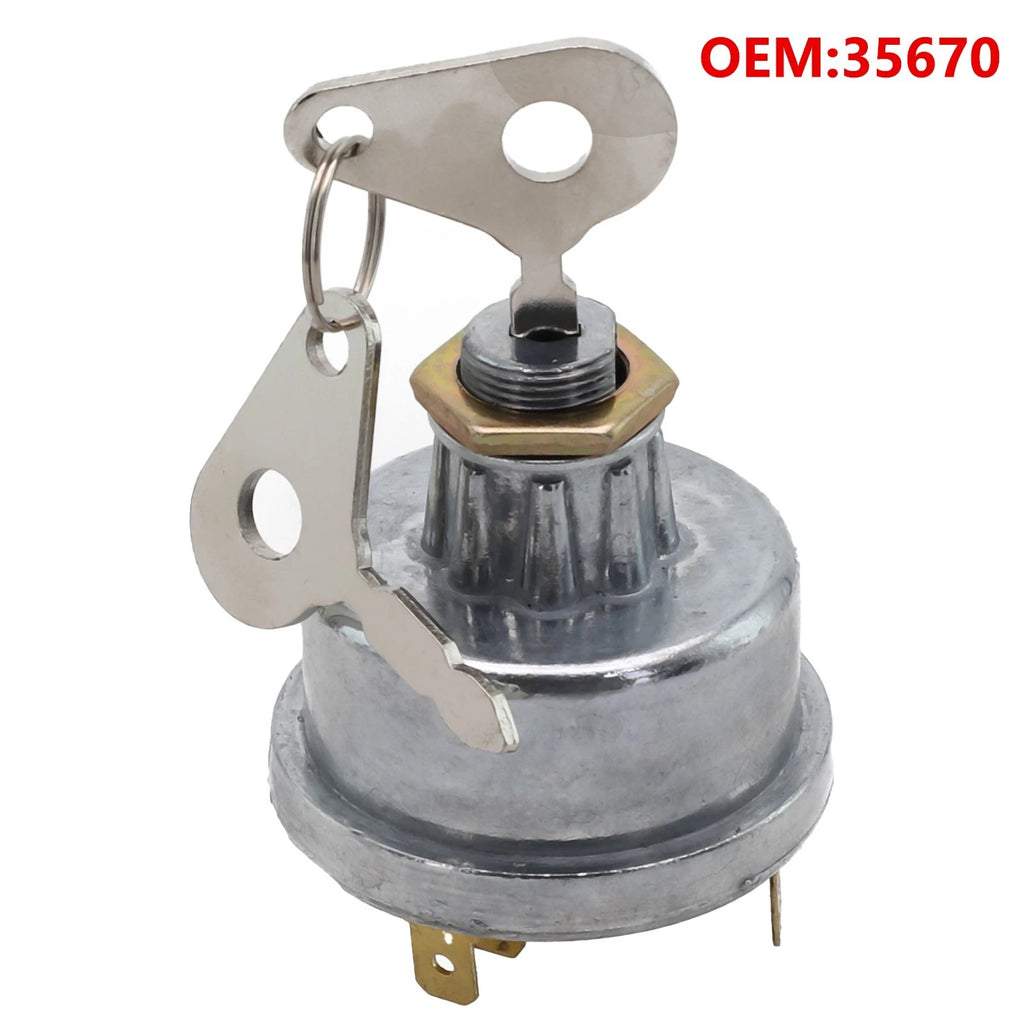4 Position Ignition Switch for Diggers and Plant Applications