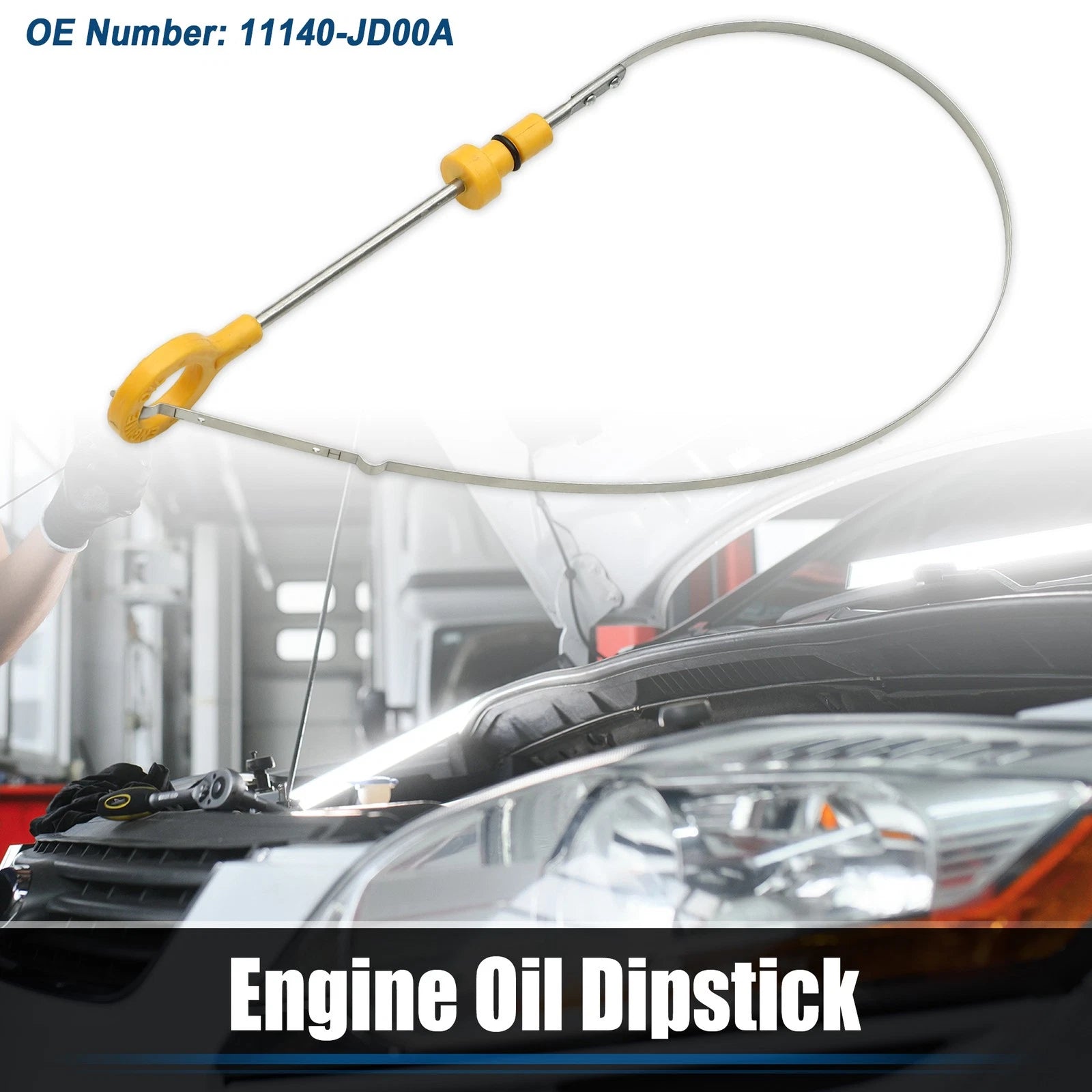 Engine Oil Level Indicator Dipstick for Nissan X-Trail (2010) No. 11140-JD00A