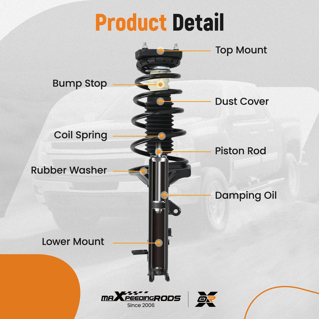 Suspension Kit Rear Strut Spring Assembly for Hyundai Elantra (2000–2006)