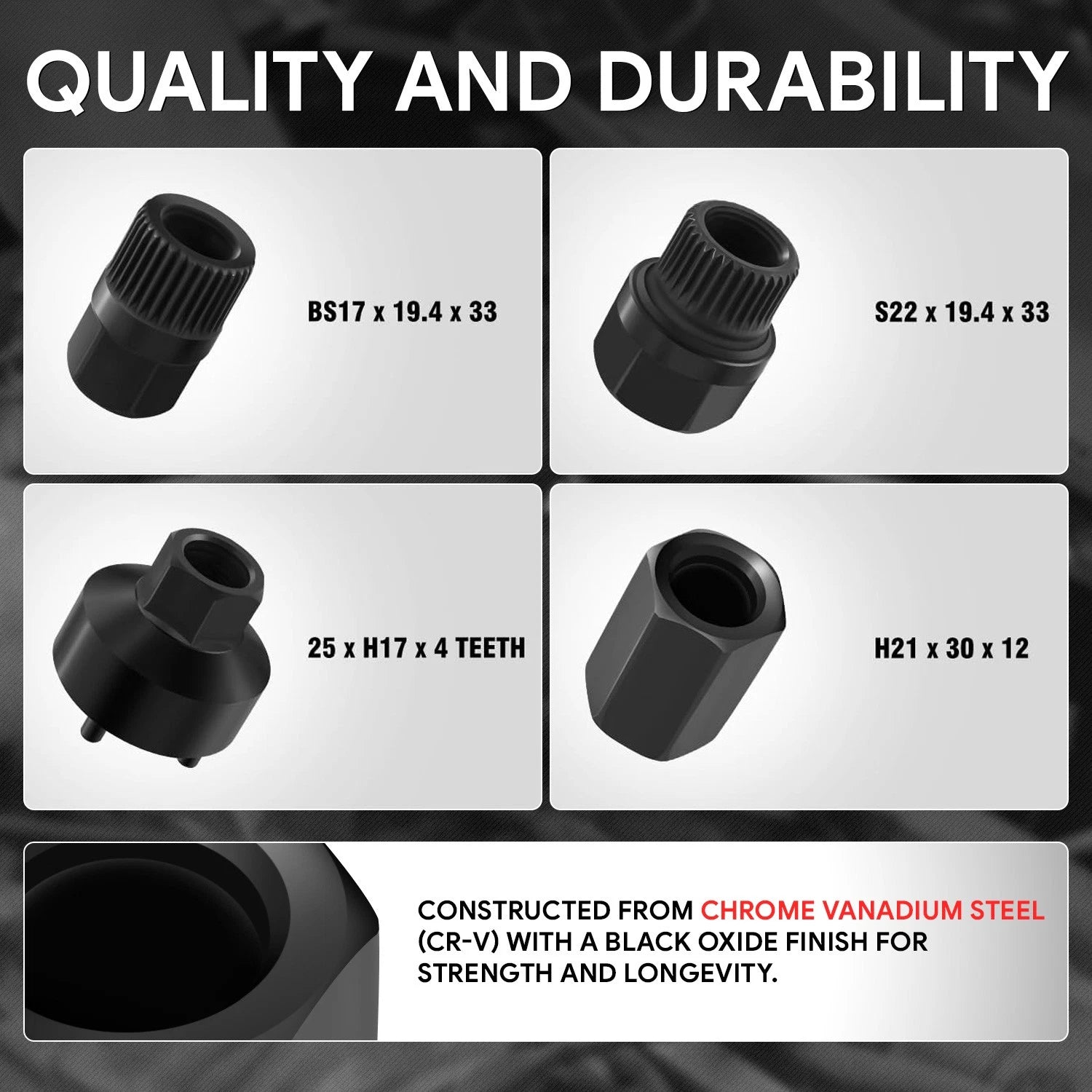 13 Pcs Steel Alternator Freewheel Pulley Removal Set for Auto Repair