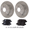 Brake Disc Rotors and Pads Kit for Nissan Maxima Altima (2002–2006)