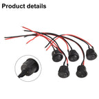Set of 5 Round Rocker Switches 12V ON OFF for Boat and RV