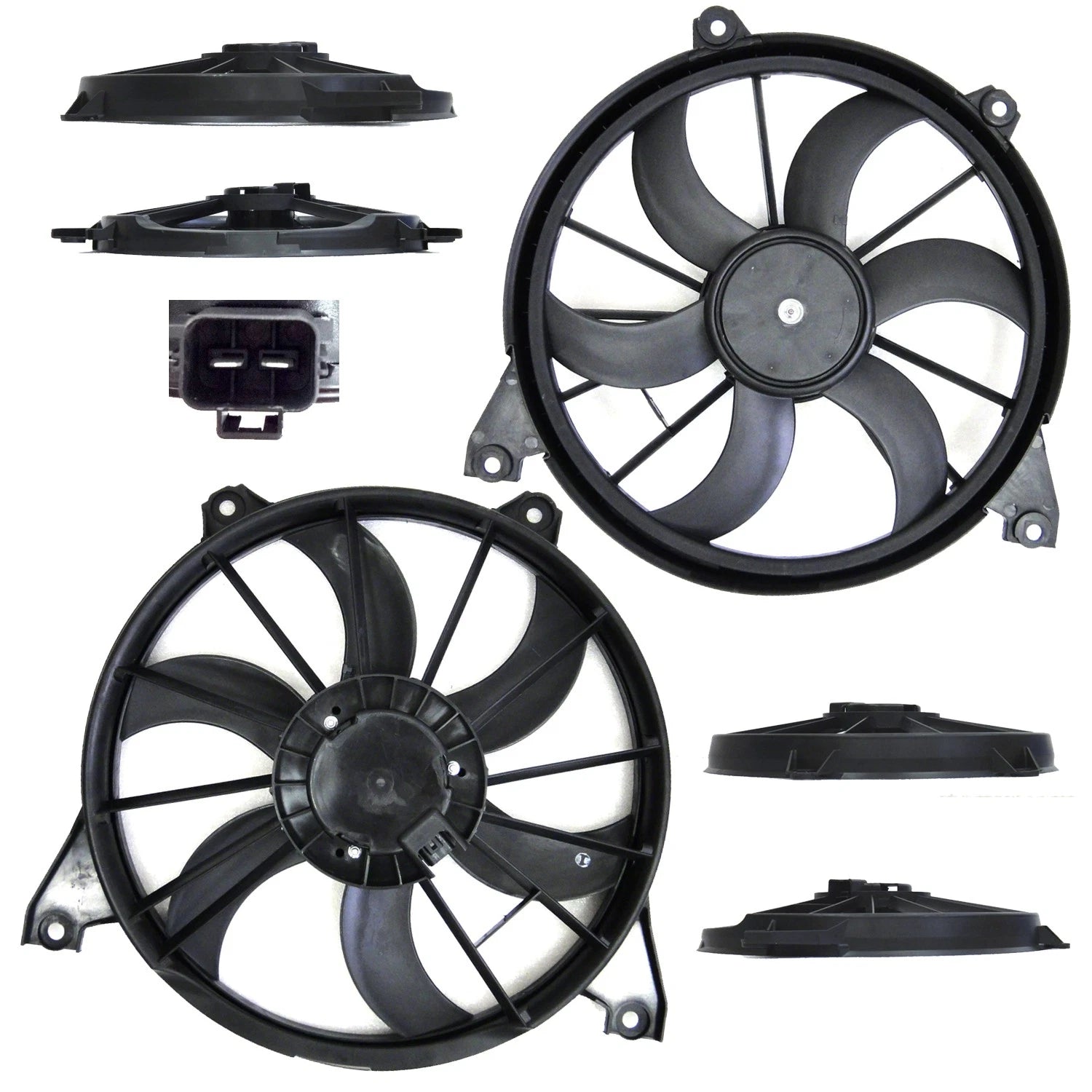 Replacement Radiator Fan Assembly For 2009-2020 Dodge Journey