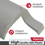 Set of 2 Painted Gray Door Panel Arm Rest Repair Caps for Astro Safari (1996–2005)