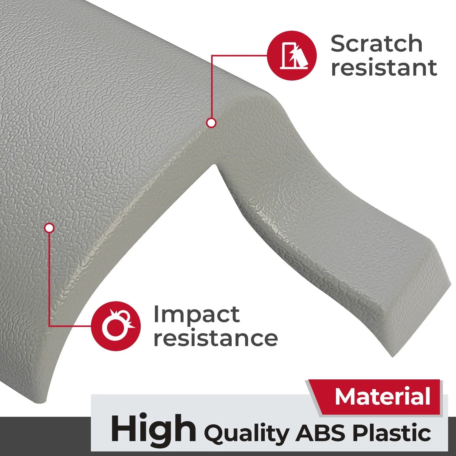 Set of 2 Painted Gray Door Panel Arm Rest Repair Caps for Astro Safari (1996–2005)