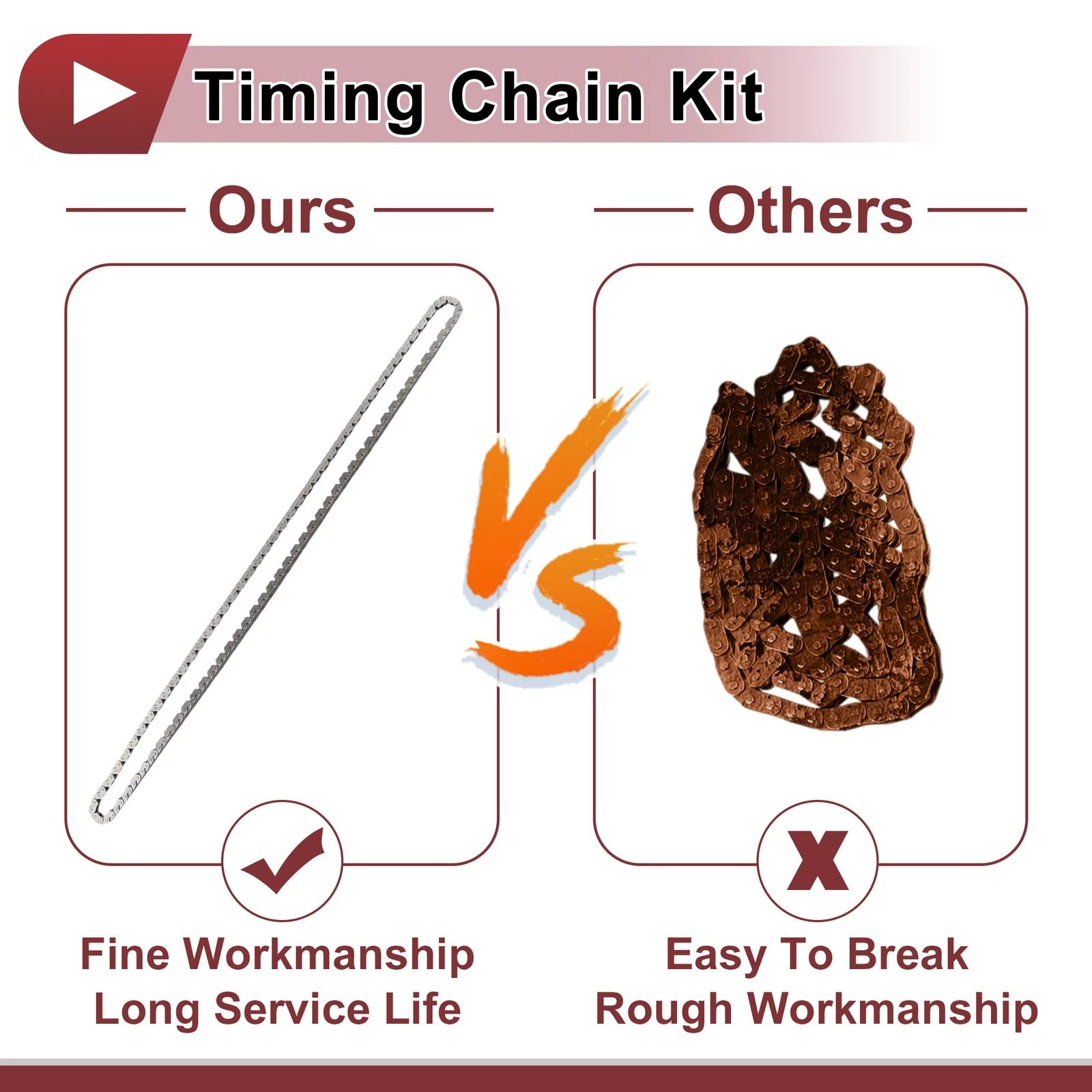 Timing Chain Kit No. 14401PPA004 for Honda Accord CR-V Acura TSX 2.4L (2003–2012)