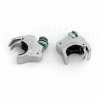 Chrome 39mm Windshield Clamps for Harley Dyna Sportster XL 883 1200 (1991–2023)