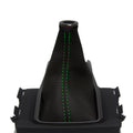 Manual Shift Boot Cover for Honda Civic (2016–2020) - Carbon Fiber, Green Stitch