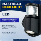 LED Combination Masthead Deck Light for Marine Use (12V)