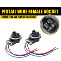2X 3157 T25 Socket Brake Bulb Turn Signal Harness for