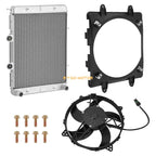 Aluminum Radiator & Cooling Fan for Polaris Sportsman 700 800 EFI (2004–2014)