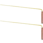Set of 2 Copper Dozing Rods for Paranormal Investigation