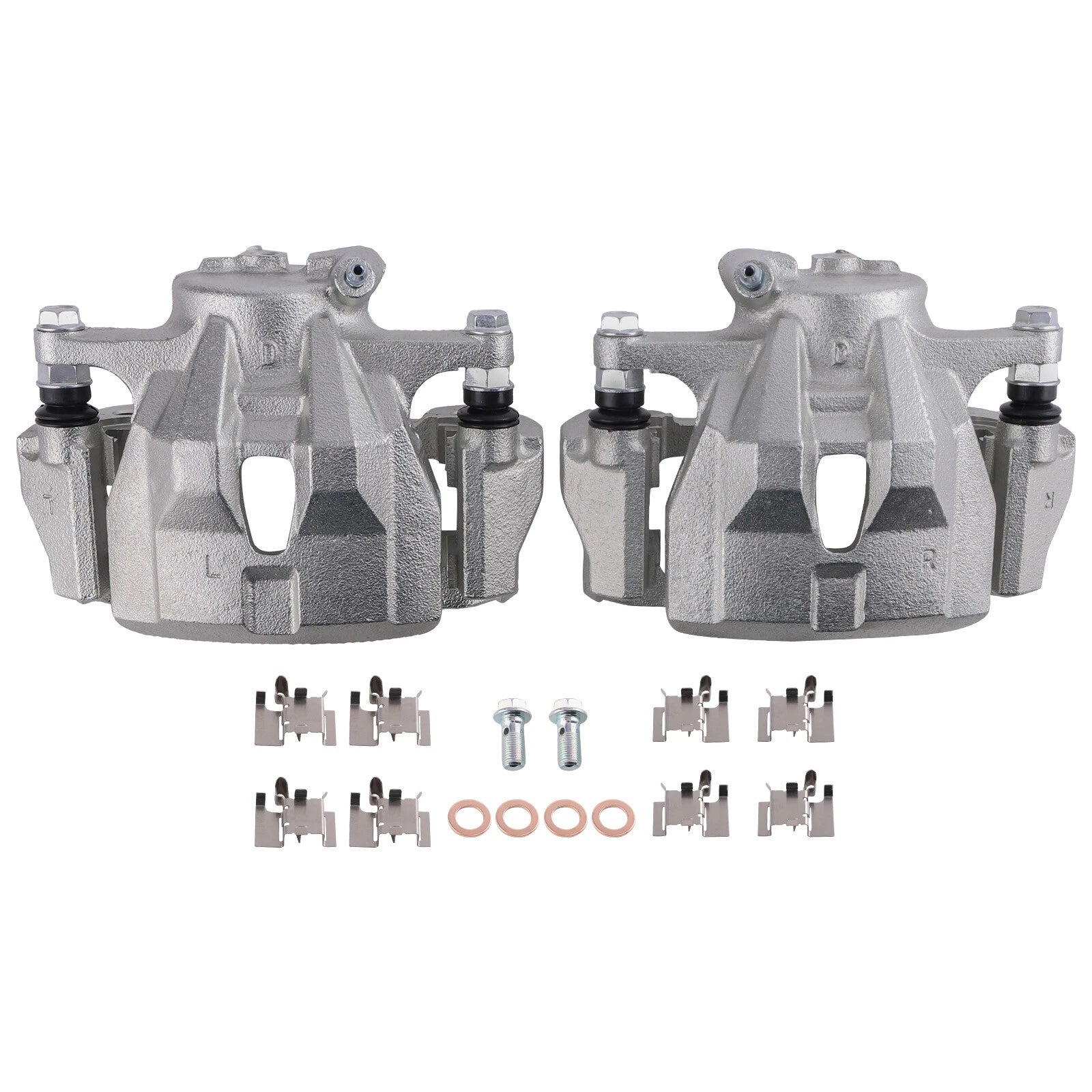 Front Left & Right Disc Brake Caliper Pair for Toyota Corolla (2009–2019) Matrix (2009–2014)
