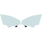 Set of 2 Door Glasses for Elantra