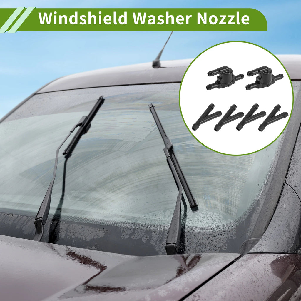 Set of 1 Windshield Washer Nozzle with Hose Connector for Toyota  No. 8532128020