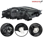 Right Headlight for Toyota Sienna (2021–2022) LED Chrome Bezel