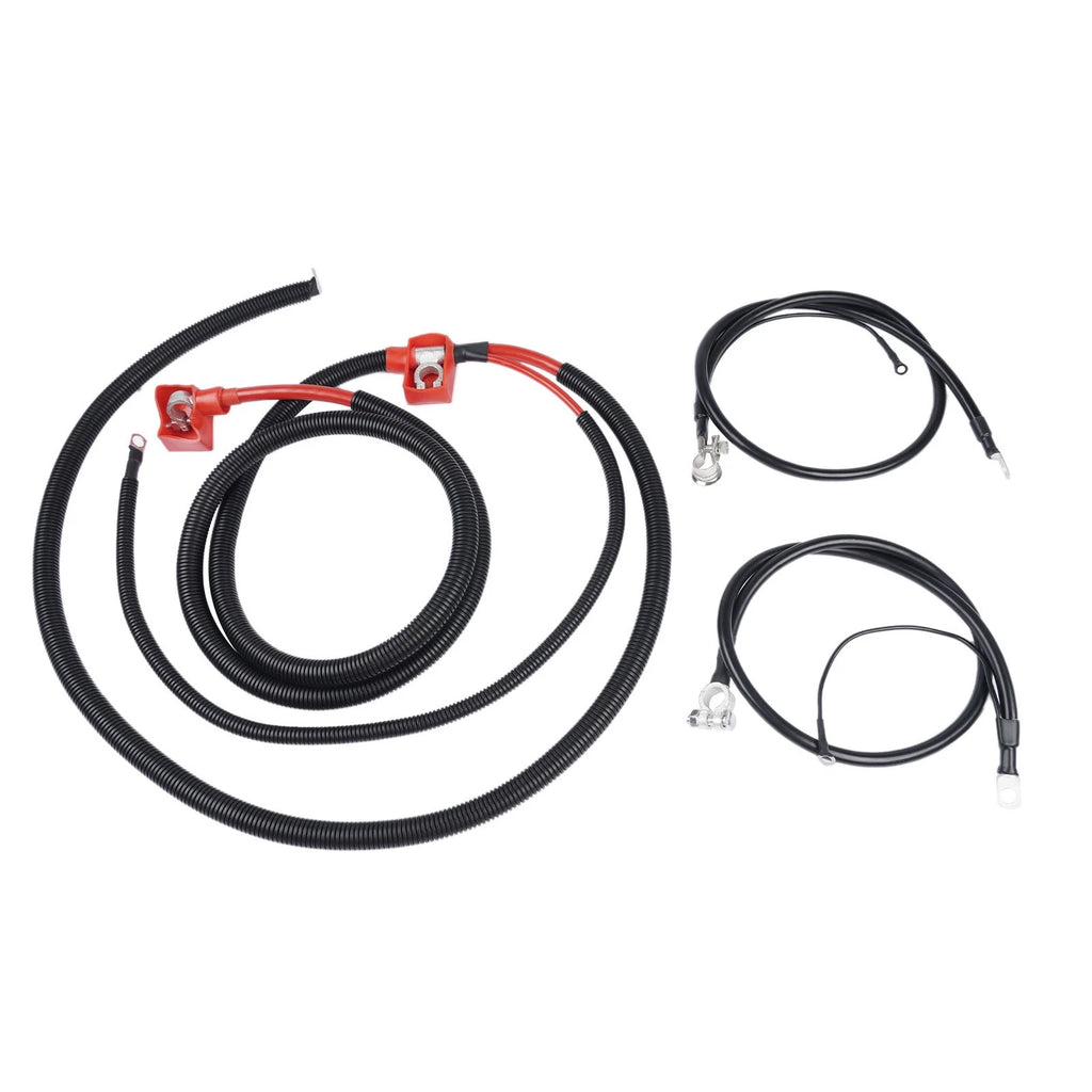 Set of 2 Negative Positive Battery Starter Cables Kit F2TZ14301D for Ford 7.3L Powerstroke (1994–2003)