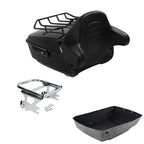 2X Black King Trunk Mount Rack for Harley Touring Road Glide (1997–2008)