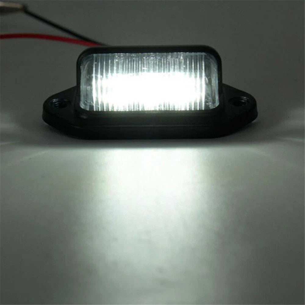 6LED Waterproof License Plate Light for Car/Boat/Truck/Trailer (12V)
