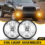 2X Fog Light Lamp Assemblies for Tacoma (2005–2011), Tundra (2007–2013)