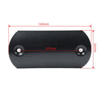 Exhaust Middle Pipe Heat Shield Cover for Motorcycle Muffler Protector Carbon