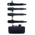 5pc Front Rear Tailgate Door Handle Outer Black Ford Ranger BT50 (2006–2015)