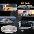 LED Ceiling Fixture Dome Light for RV Camper Trailer Marine (12V)