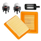 Air Filter Cleaner and Fuel Priming Bulb for Lawn Equipment