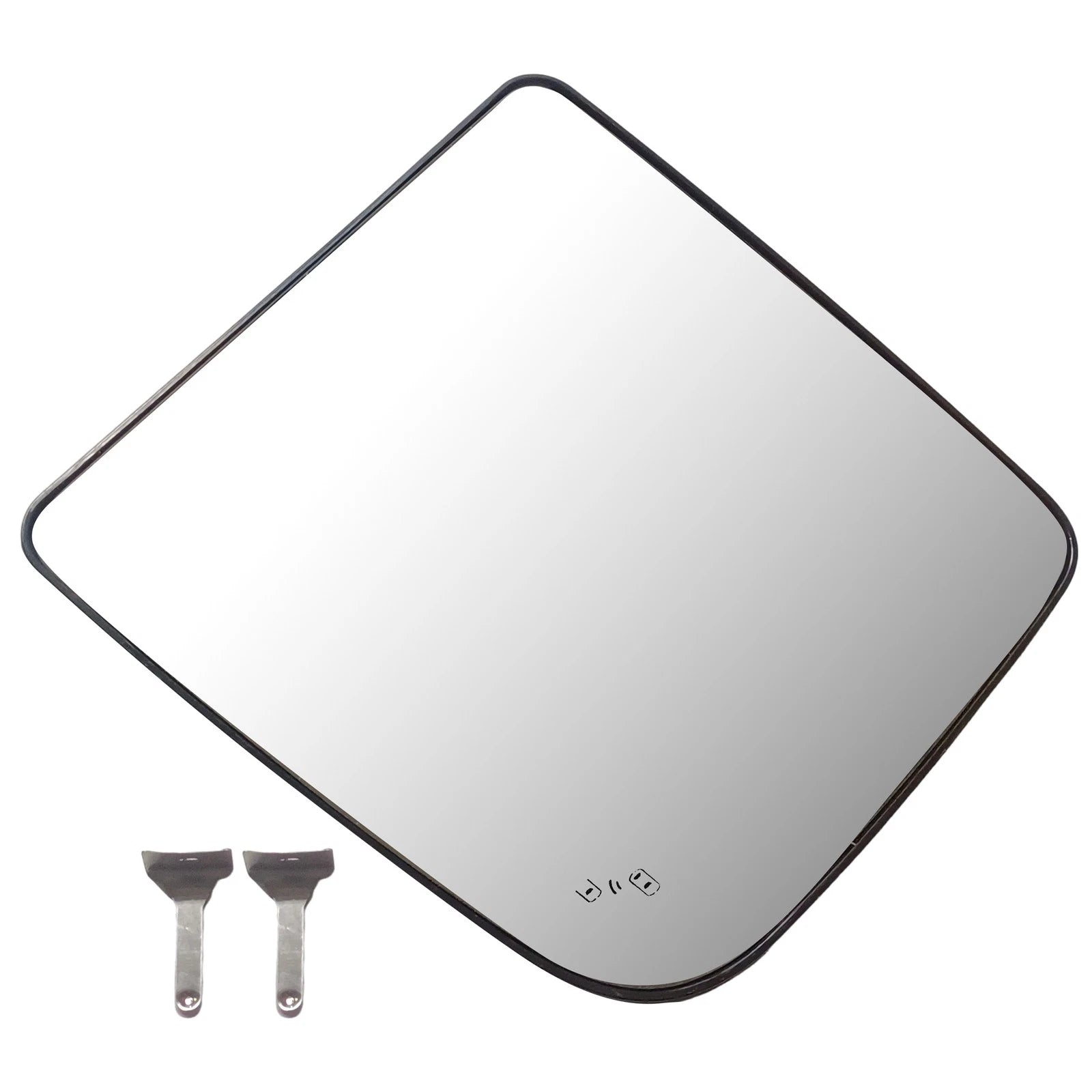 Heated Blind Spot Towing Mirror Glass for Nissan Titan XD (2016–2019)