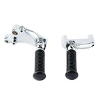 Chrome Passenger Footpeg Pedals for Harley Sportster Iron 883 1200 48 (2014-2022)