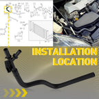 Radiator Bypass Hose for Toyota Prius (2010–2013) 16264-37060 Black EPY