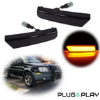 Smoked Lens Amber Front Side Marker Lights for Nissan Xterra (2002–2004)