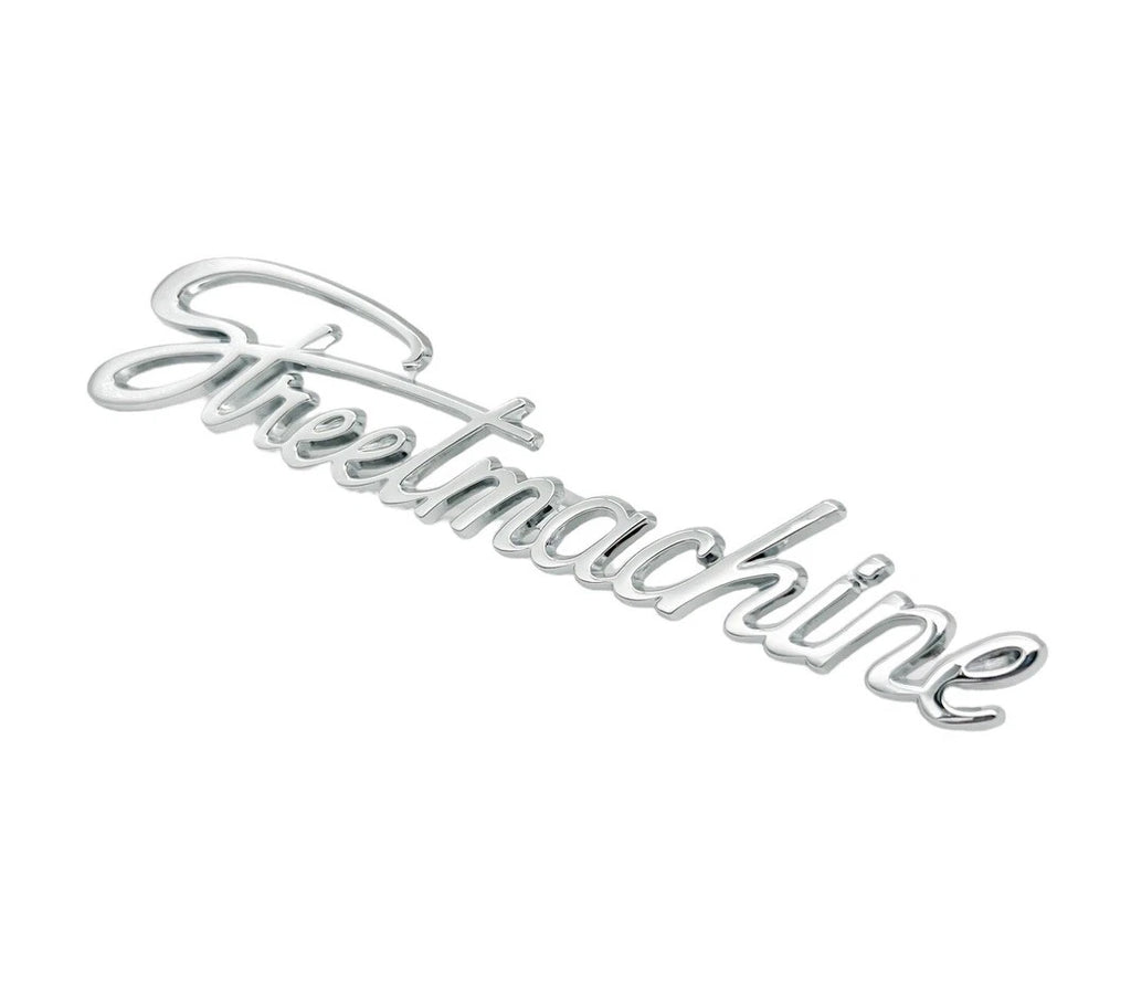 Chrome Die Cast Streetmachine Emblem for Hot Rod Custom (Fits Universal)
