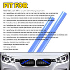 2X Front V Brace Grill Trim for BMW X3 X4 X5 (2011–2023)
