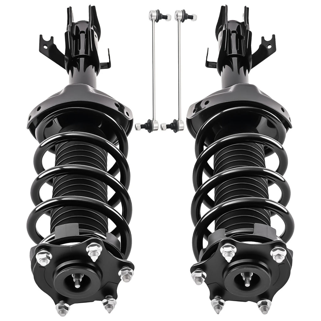 Front Struts w/ Coil Spring Assembly Sway Bars Kit for Acura RDX (2007–2012)