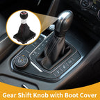 6 Speed Gear Shift Knob with Boot Dust Cover for Audi A3 (2010–2013)