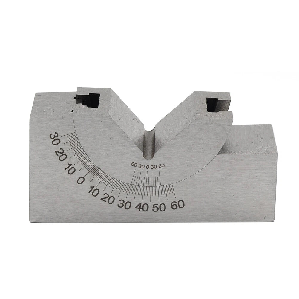 Adjustable Angle V Block Precision Gauge for Micro Milling Setup + Wrench