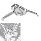 Chrome Tappet Block Accent for Harley Softail Breakout Slim (1999–2017)