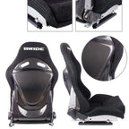 Bride Large Size Low Max Racing Seat for Universal Fit (Slider Rail, Carbon Fiber)
