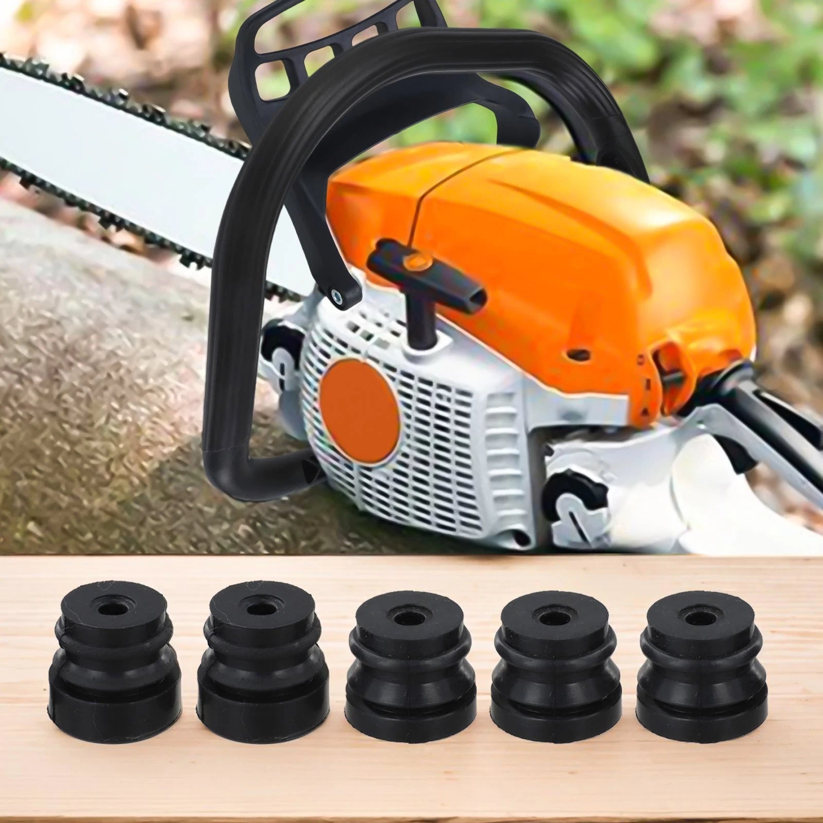 Rubber Pads Kit for Chainsaw 4500 5200 5800 (Vibration Reduction)