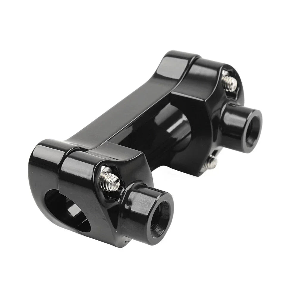 2" Handlebar Riser & Top Clamp for Harley Softail Dyna Sportster