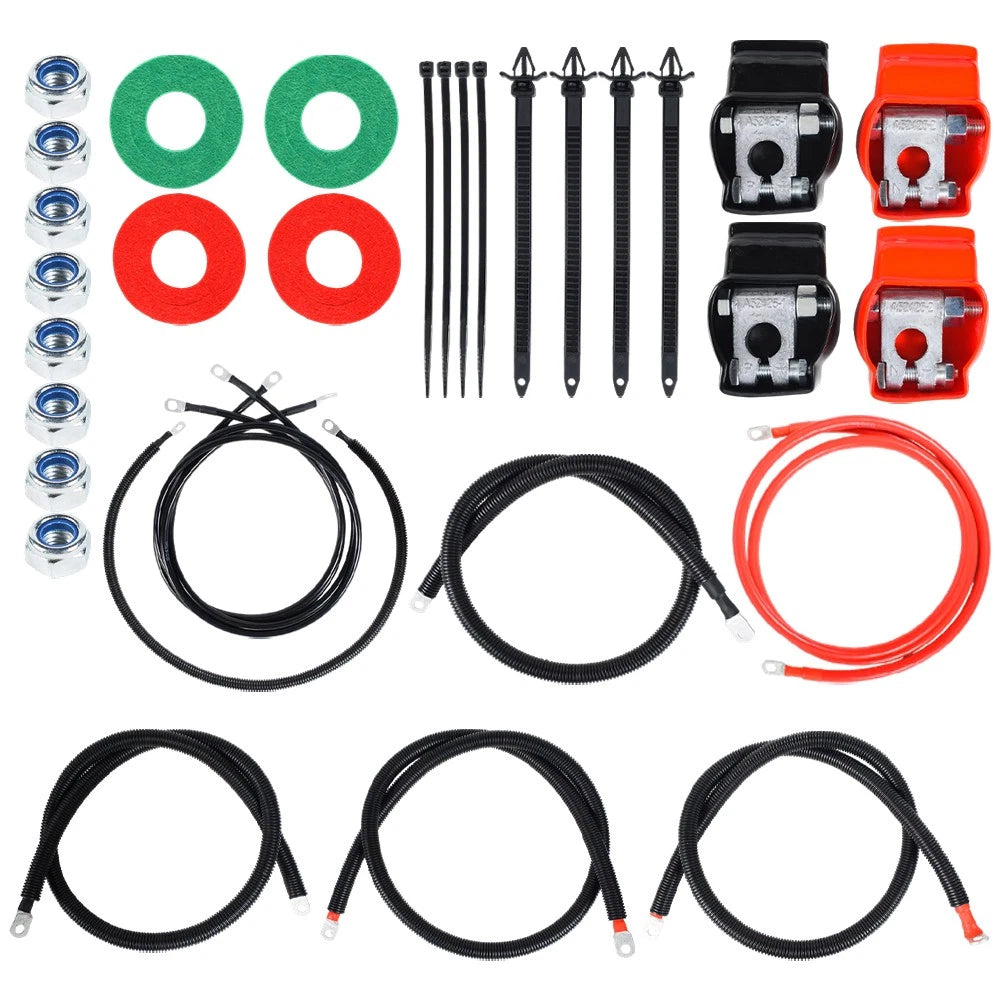 Battery Cables Kit for Ford Superduty F250/F350/Excursion 7.3L Diesel (1999–2003)