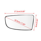 Left Side Mirror Glass w/ Backing Plate for Ford Transit T150 T250 T350 (2015–2020)
