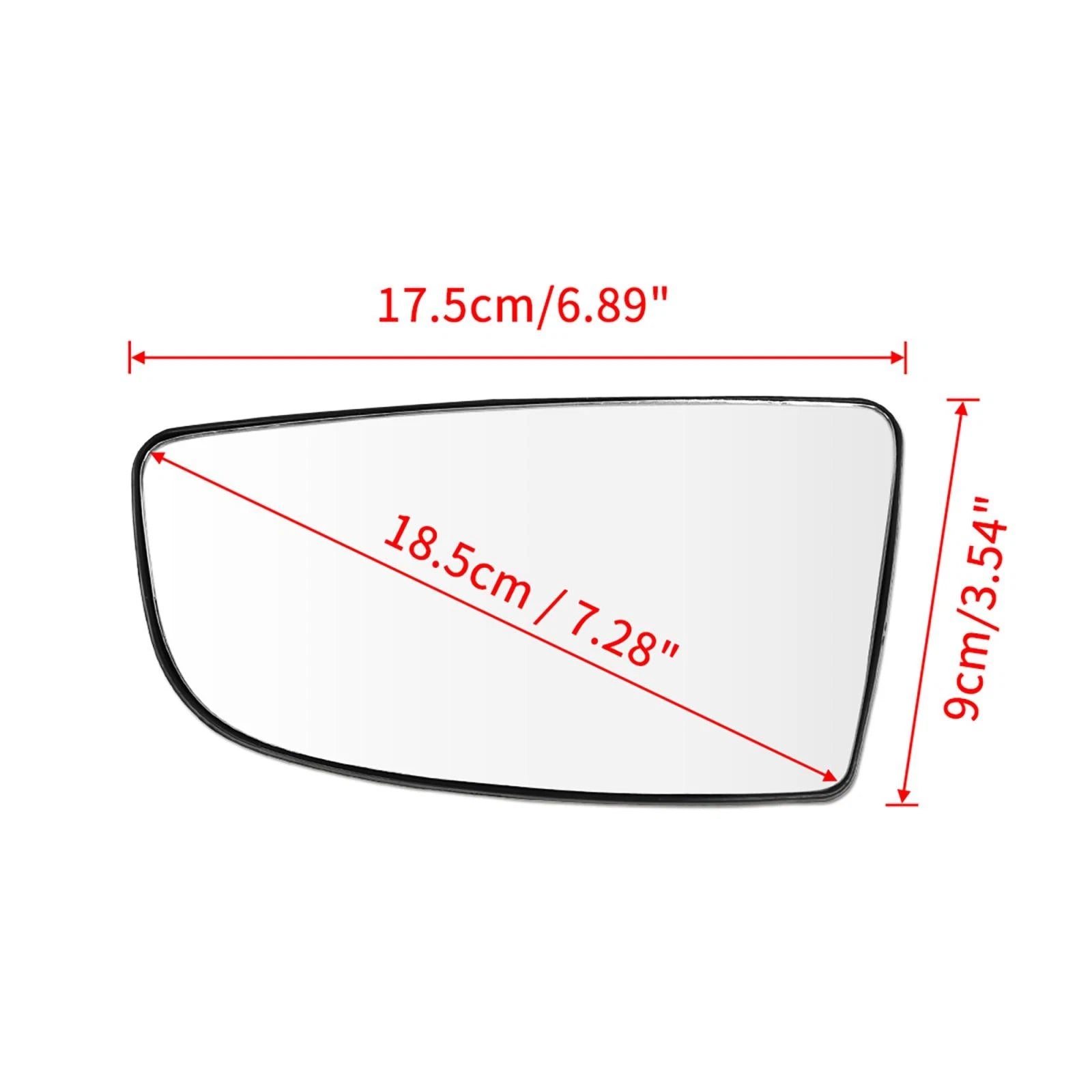 Left Side Mirror Glass w/ Backing Plate for Ford Transit T150 T250 T350 (2015–2020)