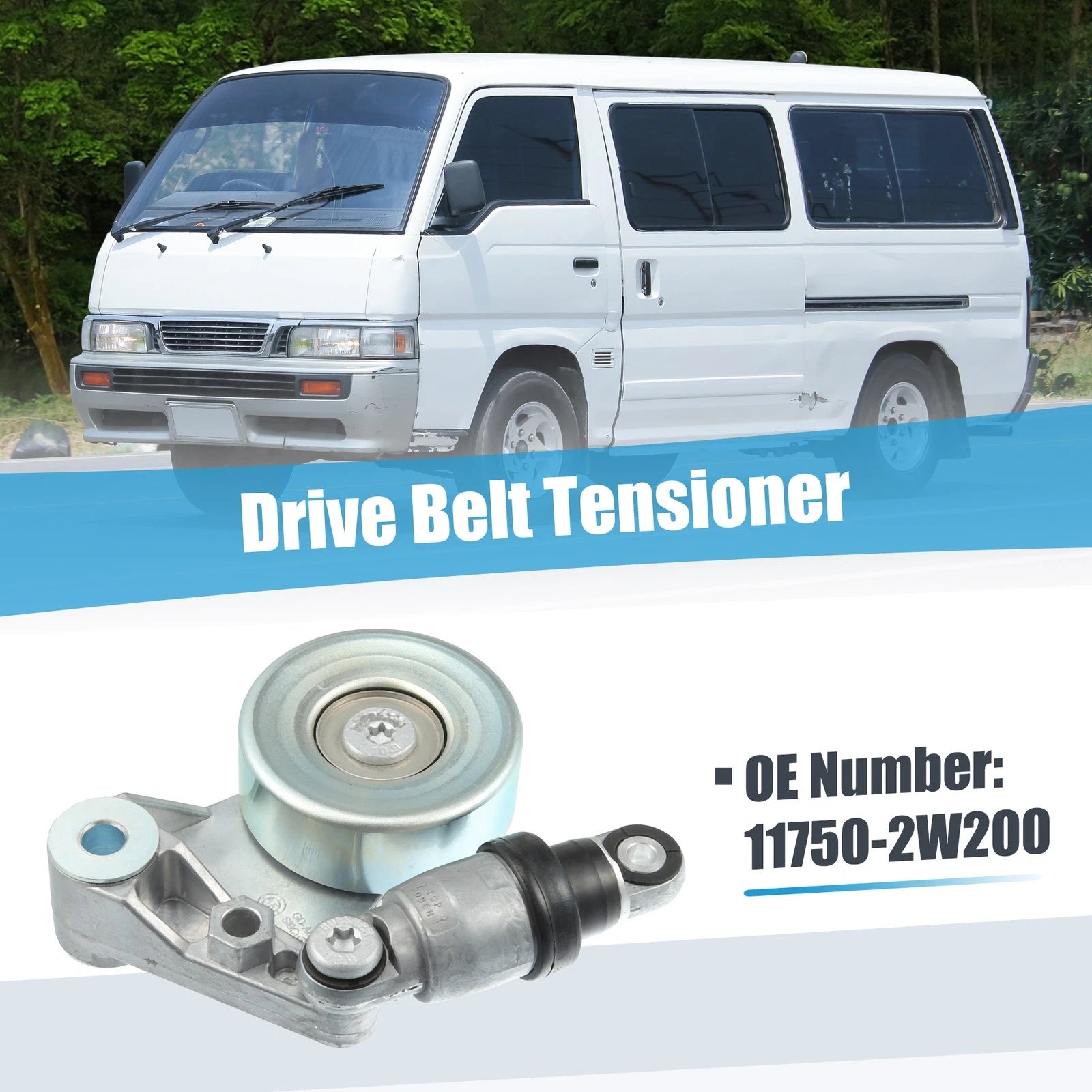 Belt Tensioner Pulley Assembly No. 11750-2W200 for Nissan Caravan (1999–2012)